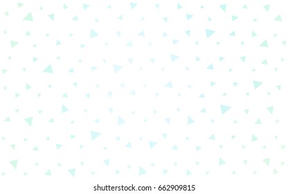 Light BLUE vector abstract colorful background, which consist of triangles. Pattern with colored triangles on white background.