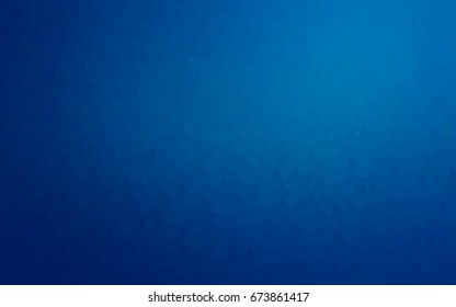 Light BLUE vector abstract colorful background, which consist of triangles. Pattern with colored triangles on white background.