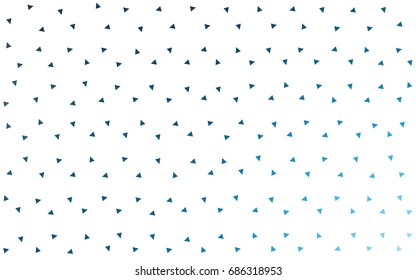 Light BLUE vector abstract colorful background, which consist of triangles. Pattern with colored triangles on white background.