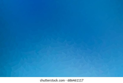 Light BLUE vector abstract colorful background, which consist of triangles. Pattern with colored triangles on white background.