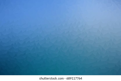 Light BLUE vector abstract colorful background, which consist of triangles. Pattern with colored triangles on white background.