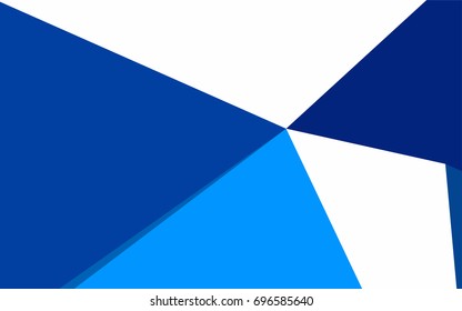 Light BLUE vector abstract colorful background, which consist of triangles. Pattern with colored triangles on white background.