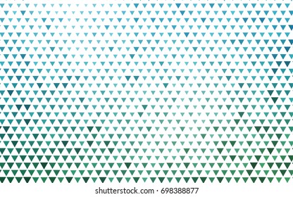 Light BLUE vector abstract colorful background, which consist of triangles. Pattern with colored triangles on white background.