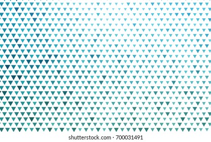 Light BLUE vector abstract colorful background, which consist of triangles. Pattern with colored triangles on white background.