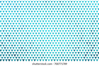 Light BLUE vector abstract colorful background, which consist of triangles. Pattern with colored triangles on white background.