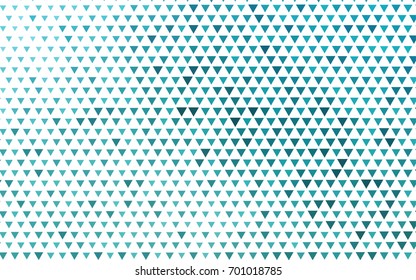 Light BLUE vector abstract colorful background, which consist of triangles. Pattern with colored triangles on white background.