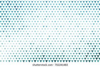 Light BLUE vector abstract colorful background, which consist of triangles. Pattern with colored triangles on white background.