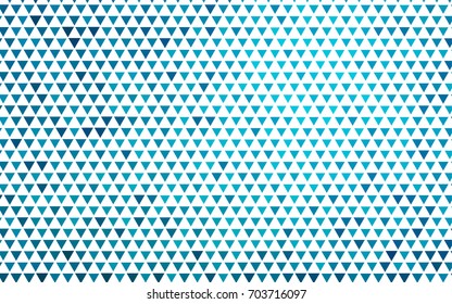 Light BLUE vector abstract colorful background, which consist of triangles. Pattern with colored triangles on white background.