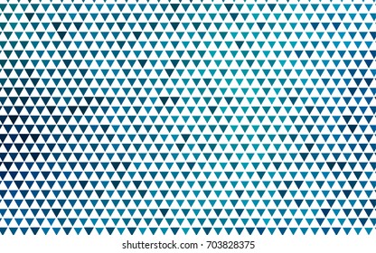 Light BLUE vector abstract colorful background, which consist of triangles. Pattern with colored triangles on white background.