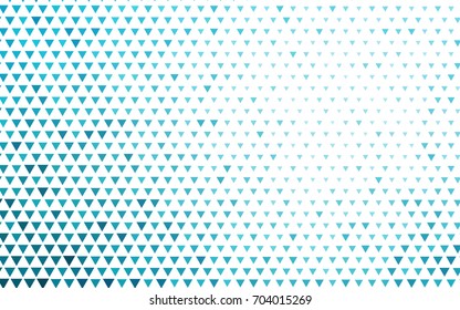Light BLUE vector abstract colorful background, which consist of triangles. Pattern with colored triangles on white background.