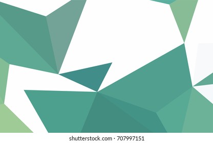Light BLUE vector abstract colorful background, which consist of triangles. Pattern with colored triangles on white background.