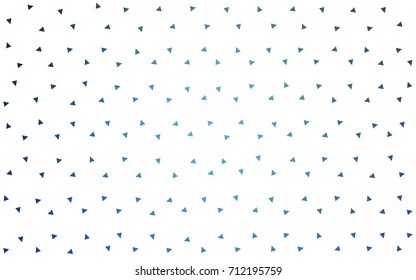 Light BLUE vector abstract colorful background, which consist of triangles. Pattern with colored triangles on white background.