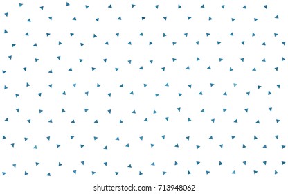 Light BLUE vector abstract colorful background, which consist of triangles. Pattern with colored triangles on white background.