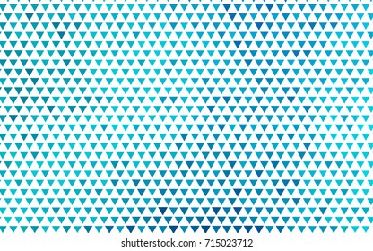 Light BLUE vector abstract colorful background, which consist of triangles. Pattern with colored triangles on white background.