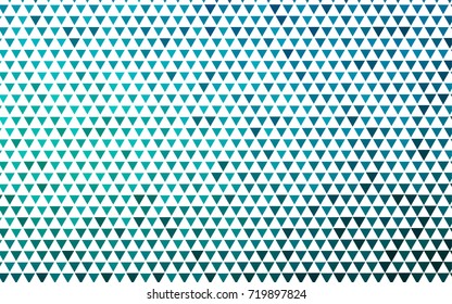 Light BLUE vector abstract colorful background, which consist of triangles. Pattern with colored triangles on white background.