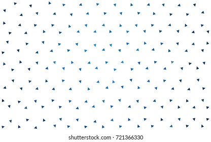 Light BLUE vector abstract colorful background, which consist of triangles. Pattern with colored triangles on white background.
