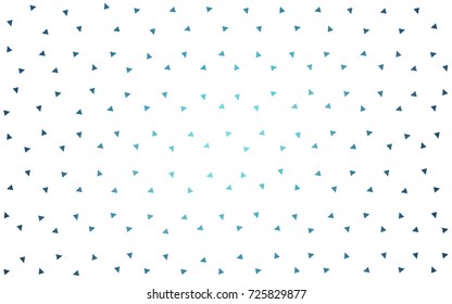 Light BLUE vector abstract colorful background, which consist of triangles. Pattern with colored triangles on white background.