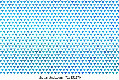 Light BLUE vector abstract colorful background, which consist of triangles. Pattern with colored triangles on white background.