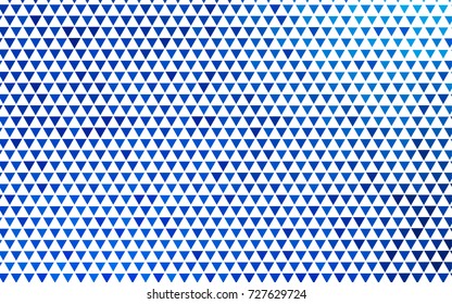 Light BLUE vector abstract colorful background, which consist of triangles. Pattern with colored triangles on white background.
