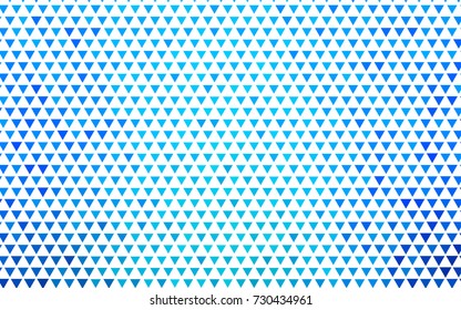 Light BLUE vector abstract colorful background, which consist of triangles. Pattern with colored triangles on white background.