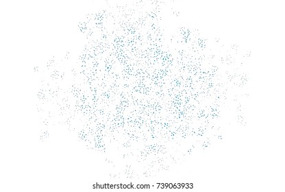 Light BLUE vector abstract colorful background, which consist of triangles. Pattern with colored triangles on white background.