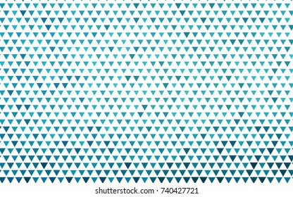 Light BLUE vector abstract colorful background, which consist of triangles. Pattern with colored triangles on white background.