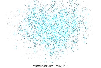 Light BLUE vector abstract colorful background, which consist of triangles. Pattern with colored triangles on white background.