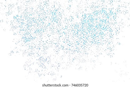Light BLUE vector abstract colorful background, which consist of triangles. Pattern with colored triangles on white background.