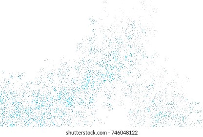 Light BLUE vector abstract colorful background, which consist of triangles. Pattern with colored triangles on white background.