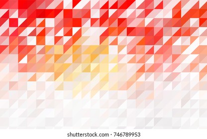 Light BLUE vector abstract colorful background, which consist of triangles. Pattern with colored triangles on white background.