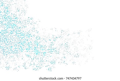 Light BLUE vector abstract colorful background, which consist of triangles. Pattern with colored triangles on white background.