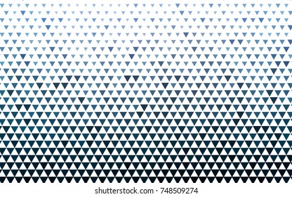 Light BLUE vector abstract colorful background, which consist of triangles. Pattern with colored triangles on white background.