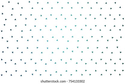 Light BLUE vector abstract colorful background, which consist of triangles. Pattern with colored triangles on white background.