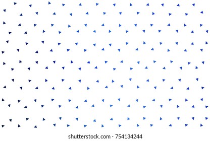 Light BLUE vector abstract colorful background, which consist of triangles. Pattern with colored triangles on white background.