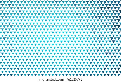 Light BLUE vector abstract colorful background, which consist of triangles. Pattern with colored triangles on white background.