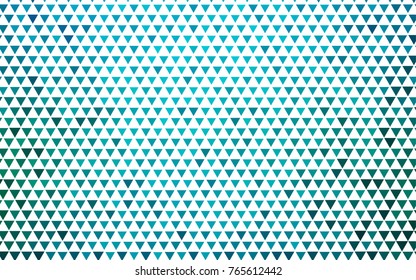 Light BLUE vector abstract colorful background, which consist of triangles. Pattern with colored triangles on white background.