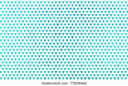 Light BLUE vector abstract colorful background, which consist of triangles. Pattern with colored triangles on white background.