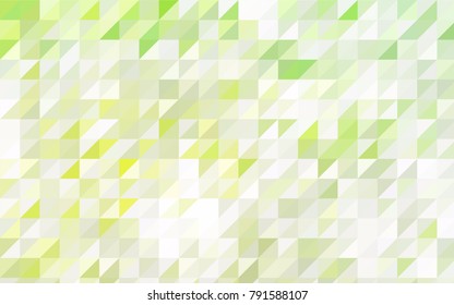 Light BLUE vector abstract colorful background, which consist of triangles. Pattern with colored triangles on white background.
