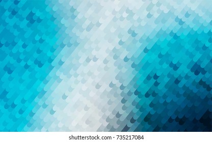 Light BLUE vector abstract curved pattern. Brand-new colored illustration in blurry style with gradient. Brand-new design for your business.