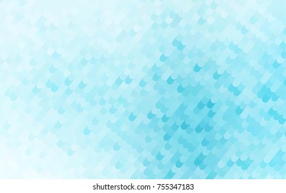 Light BLUE vector abstract curved pattern. Shining illustration, which consist of curved lines. The template can be used as a background for cell phones.