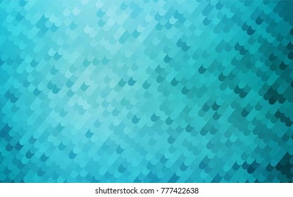 Light BLUE vector abstract curved background. A completely new color illustration in a vague style. The polygonal design can be used for your web site.
