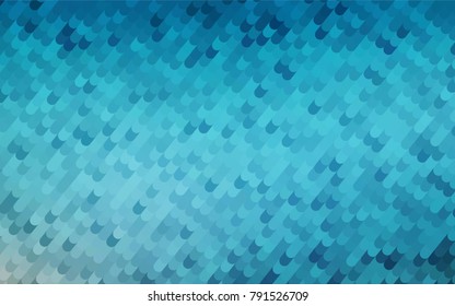 Light BLUE vector abstract curved template. An elegant bright illustration with gradient. The completely new template can be used for your brand book.