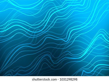 Light BLUE vector abstract doodle pattern. Brand-new colored illustration in blurry style with doodles. The template can be used as a background for cell phones.
