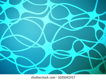 Light BLUE vector abstract doodle texture. Glitter abstract illustration with doodles and Zen tangles. The pattern can be used for coloring books and pages for kids.