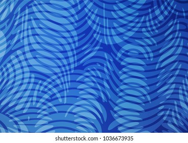 Light BLUE vector abstract doodle background. Blurred decorative design in Indian style with Zen tangles. The doodle design can be used for your web site.