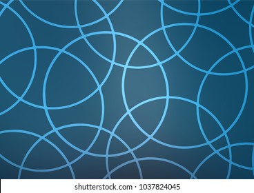 Light BLUE vector abstract doodle pattern. Creative illustration in blurred style with doodles and Zen tangles. The doodle design can be used for your web site.
