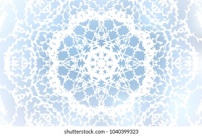 Light BLUE vector abstract doodle pattern. Decorative shining childish illustration with doodles on abstract template. The doodle design can be used for your web site.