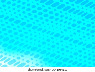 Light BLUE vector abstract doodle pattern. Colorful illustration in abstract style with doodles and Zen tangles. Brand-new style for your business design.