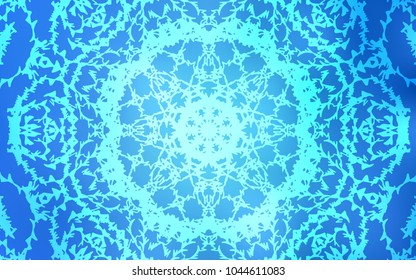 Light BLUE vector abstract doodle background. Creative illustration in blurred style with doodles made by child. Brand-new style for your business design.
