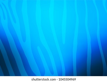 Light BLUE vector abstract doodle background. Blurred decorative design in Indian style with Zen tangles. Brand-new style for your business design.
